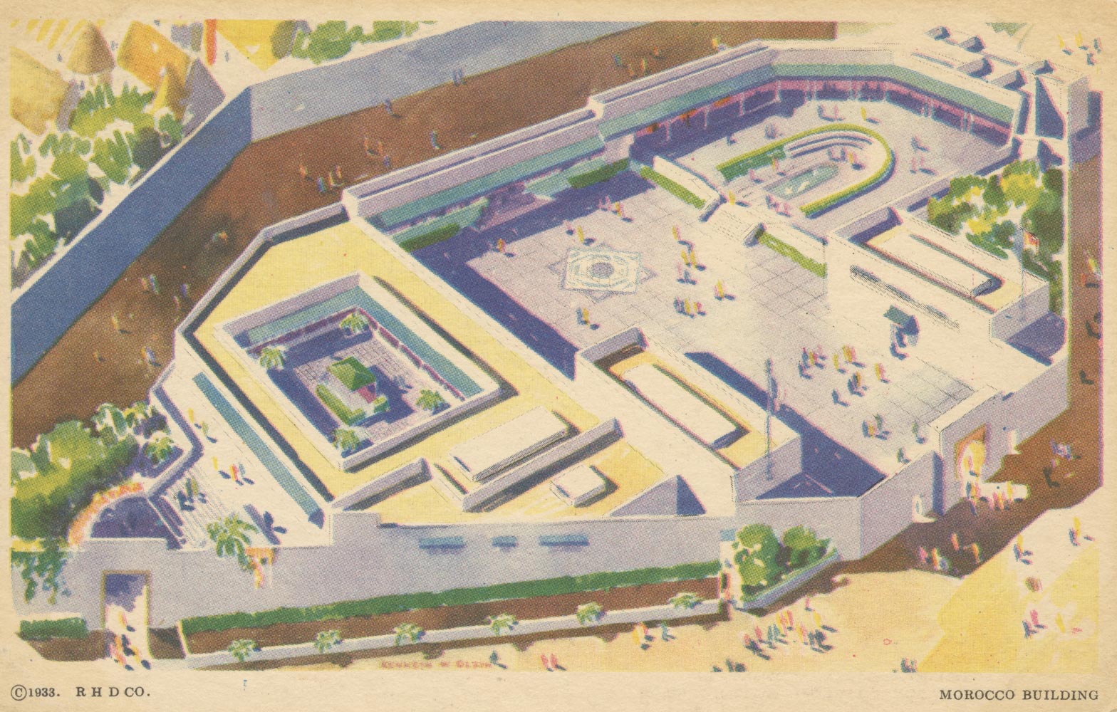 Moroccan Village (1933 World's Fair exhibit) in Chicago