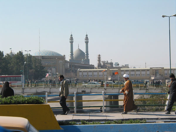 Darolshefa Bazaar Bridge in Qum