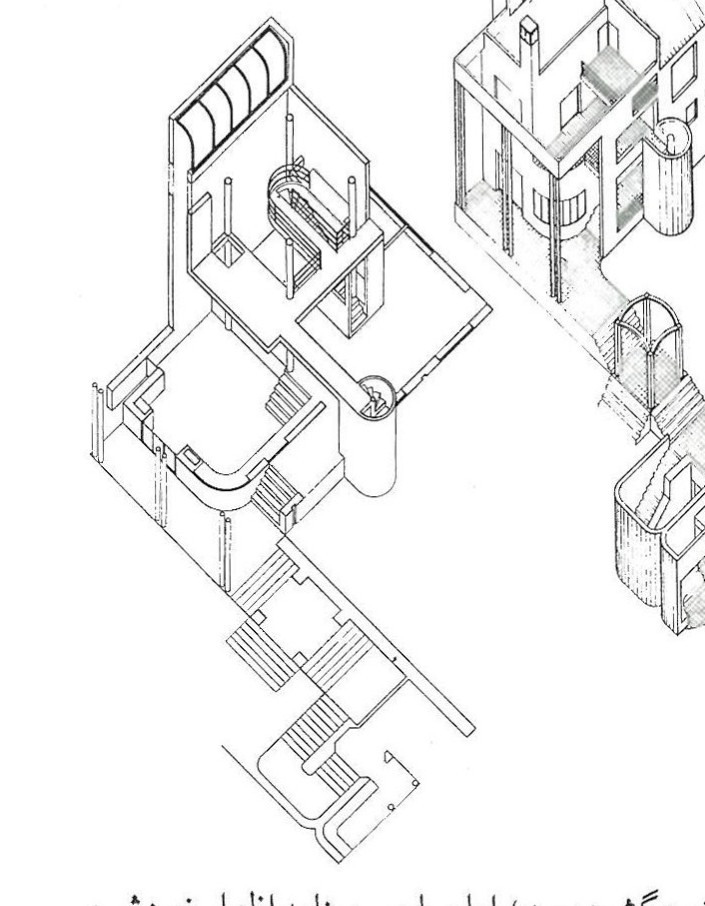 afshar house axonometric