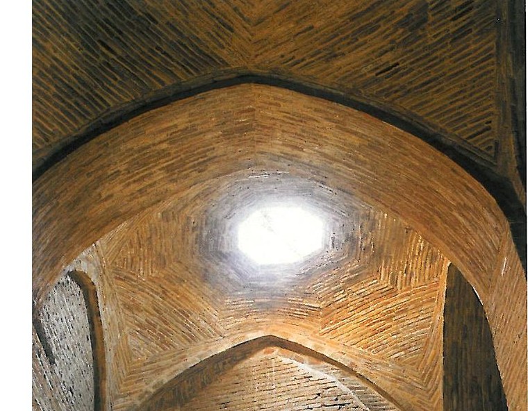 One of the vaults of the north prayer hall