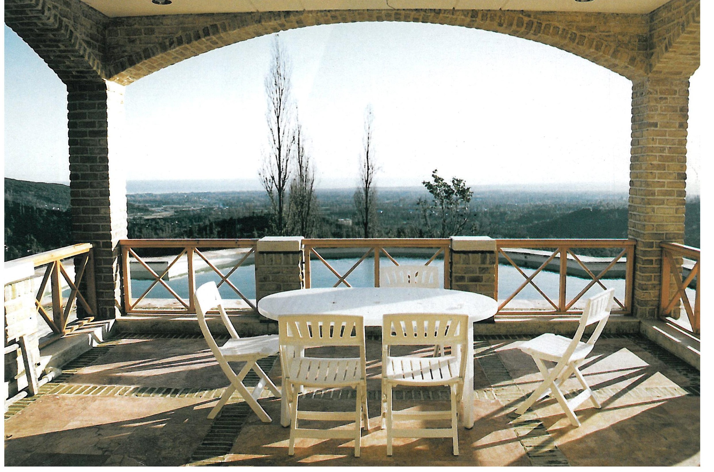 East view from inside the ground-floor terrace