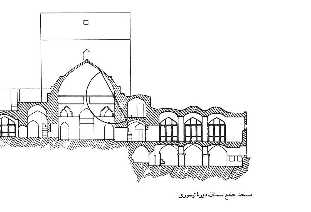 Semnan Jameh Mosque, Timurid period