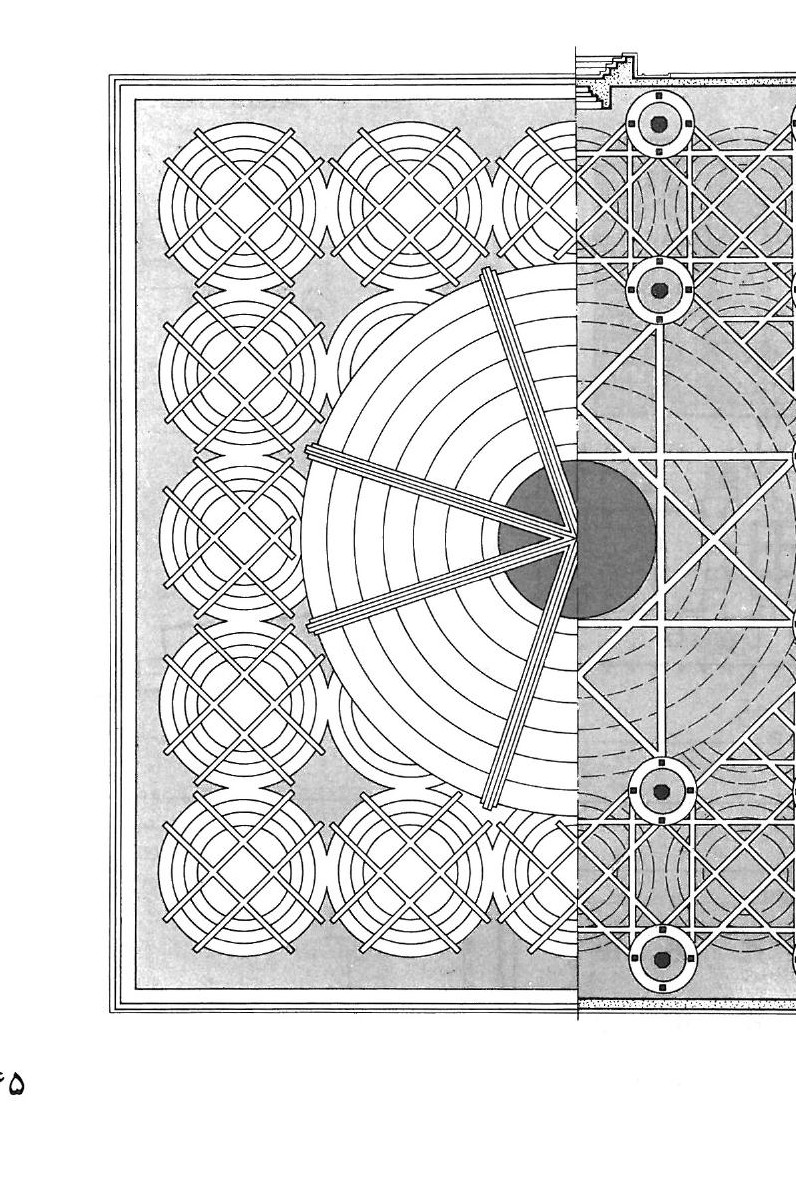 Site and garden plan, Rome Mosque