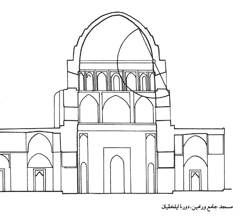 Varamin Jameh Mosque, Ilkhanid period