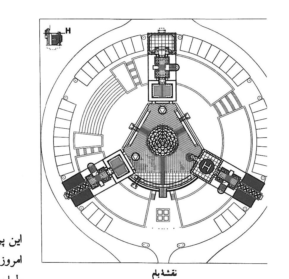 Radio Broadcasting Production Station — master's thesis by Reza Aliabadi (University of Tehran, 1999) — typical floor plan