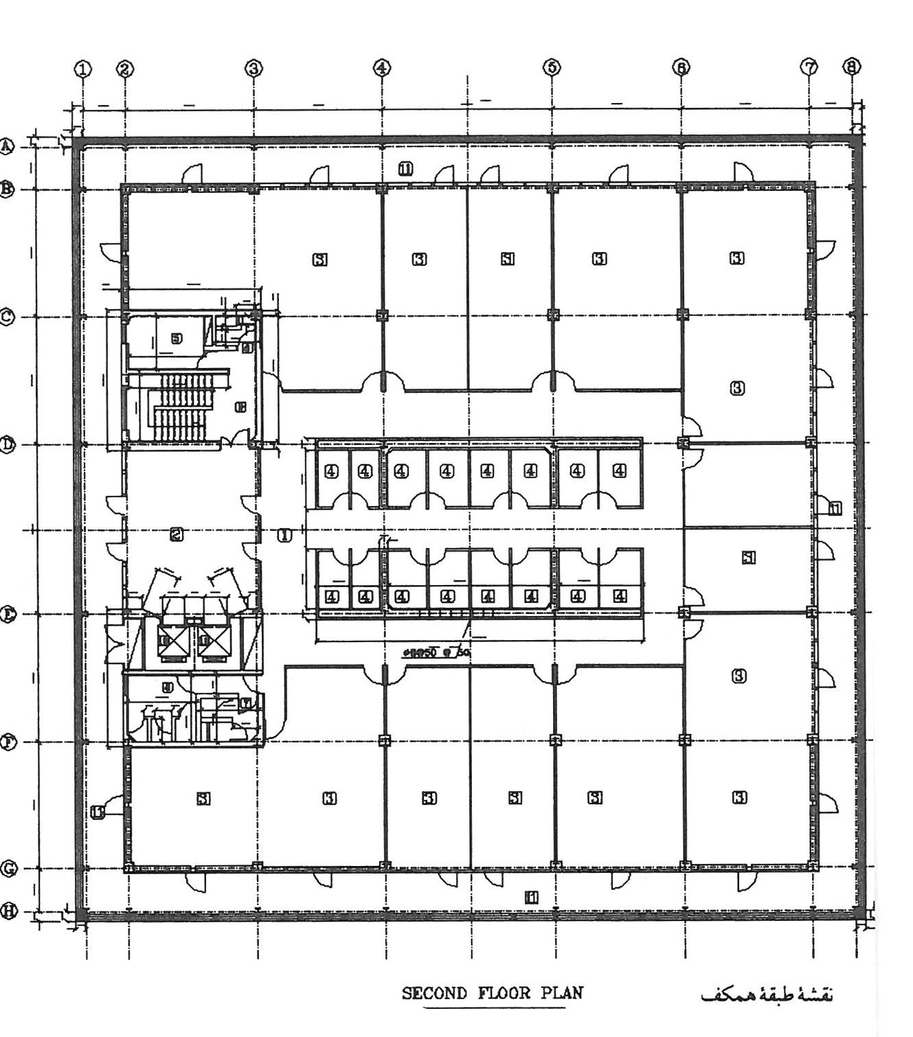 Sapco central building — second floor plan