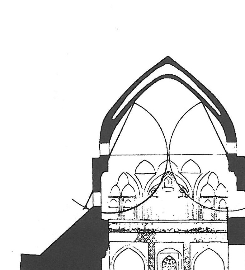 Urmia Jameh Mosque, dome section (Seljuk)