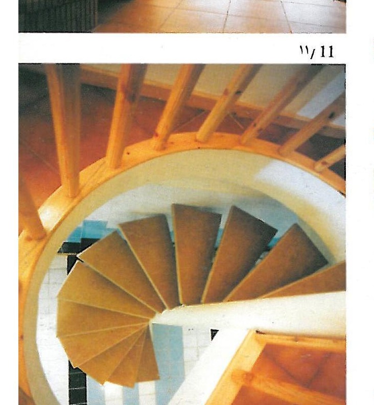 Fardis Garden Villa, Karaj, 1997-98 — stairs to the lower area
