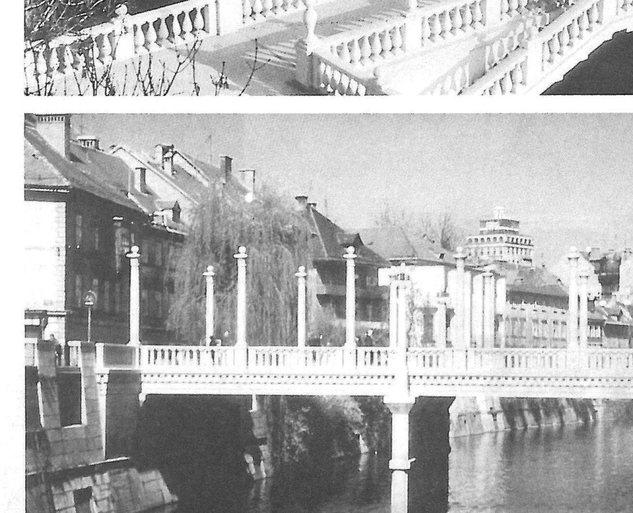 Jože Plečnik, the Cobbler's Bridge, Ljubljana, 1931-32