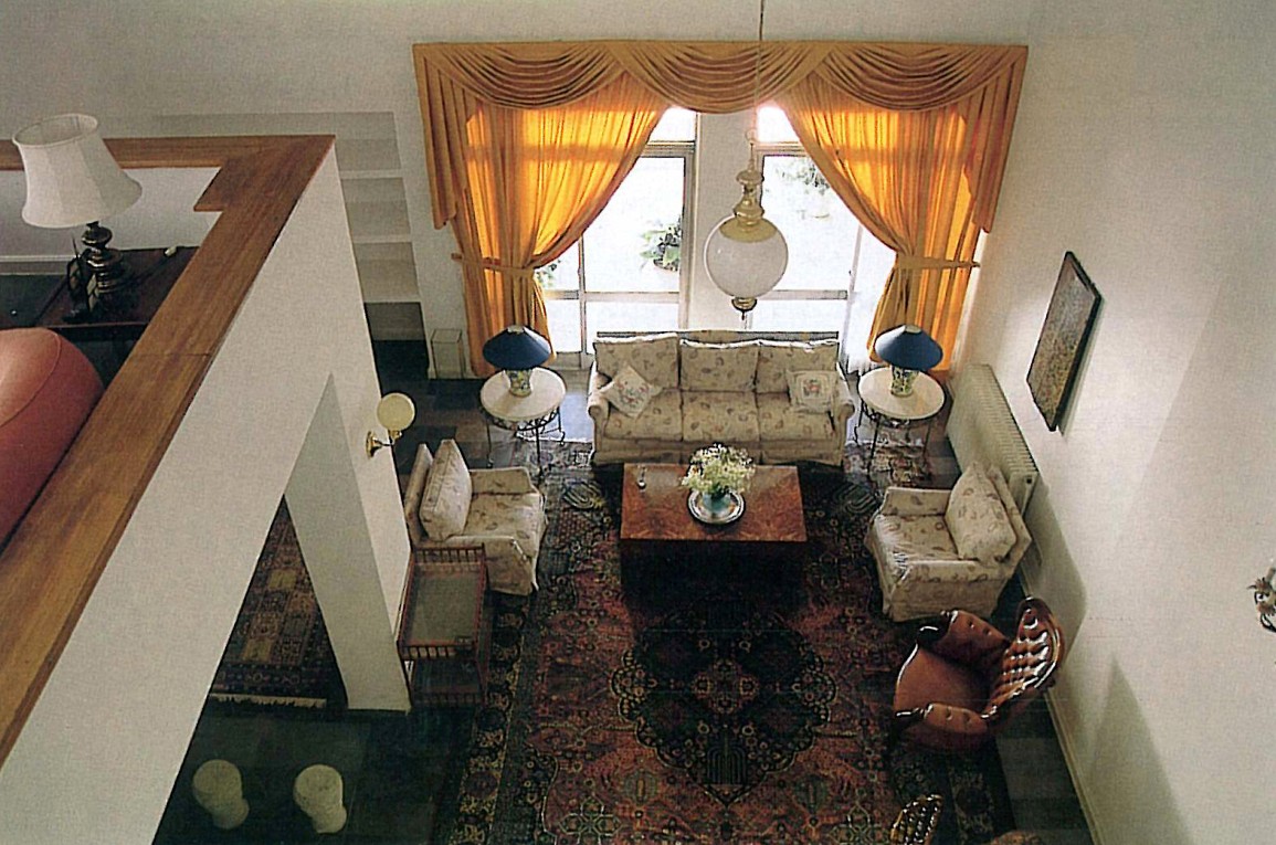 خانه خود معمار — اتاق نشیمن