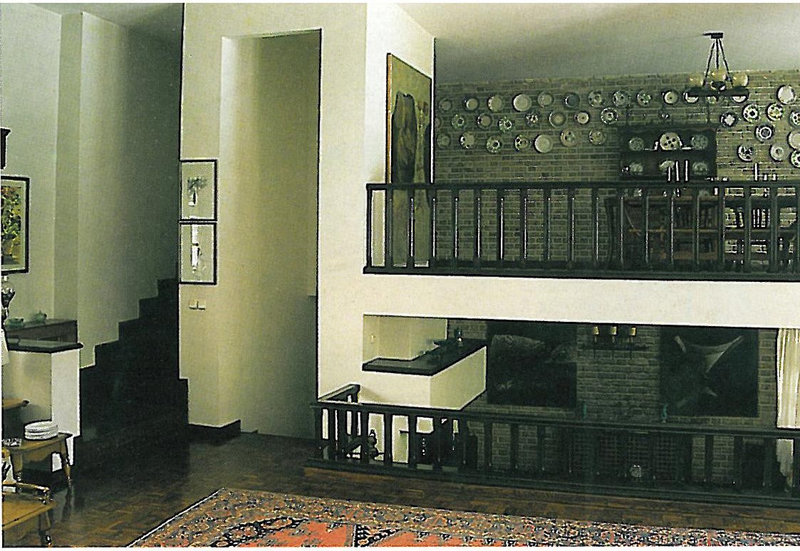 خانه دریابندری ـ دید به ناهارخوری از پذیرایی