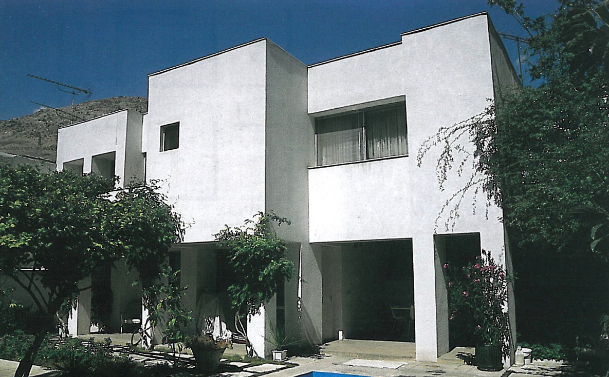 خانه رضوان — نمای جنوبی و استخر