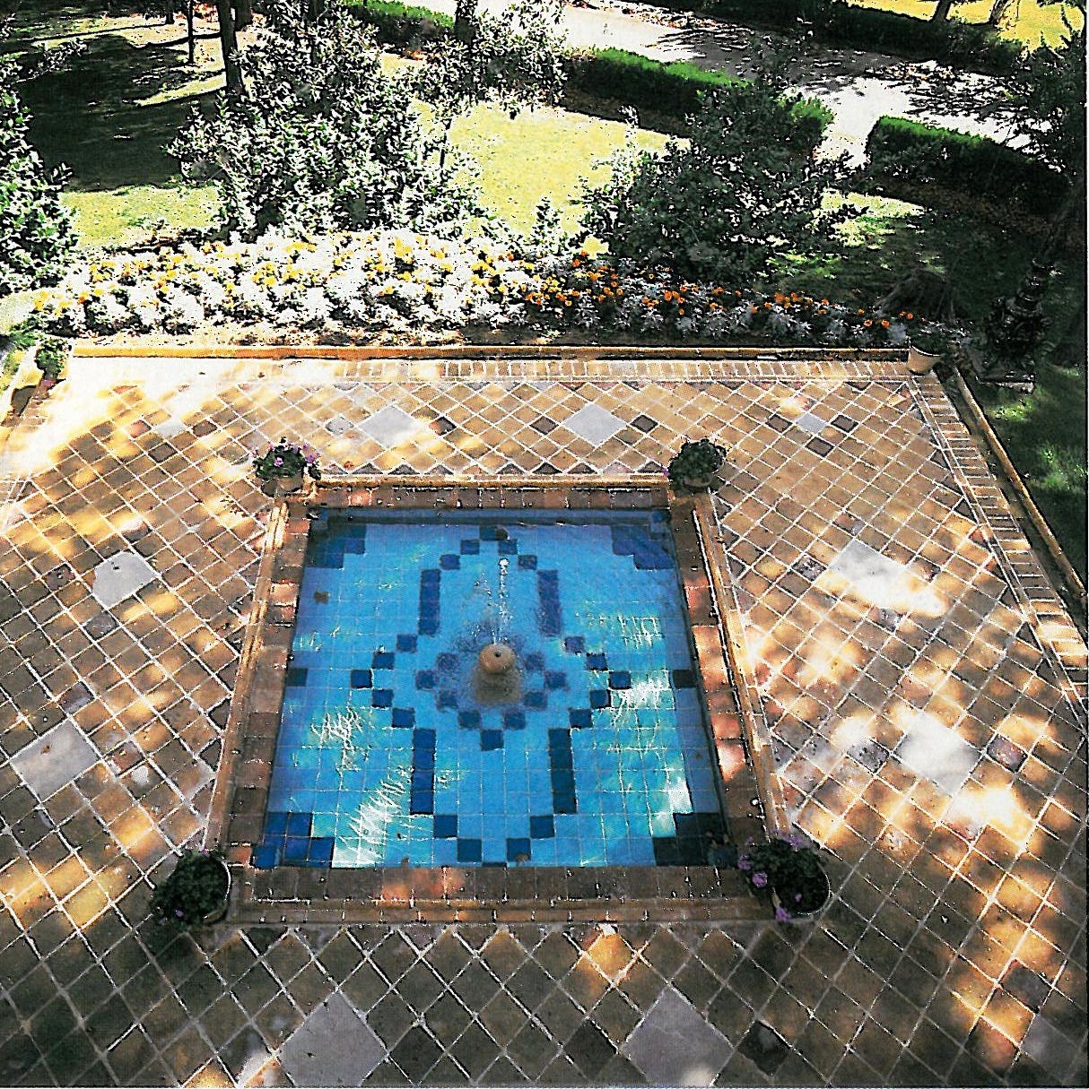 Landscape and pool