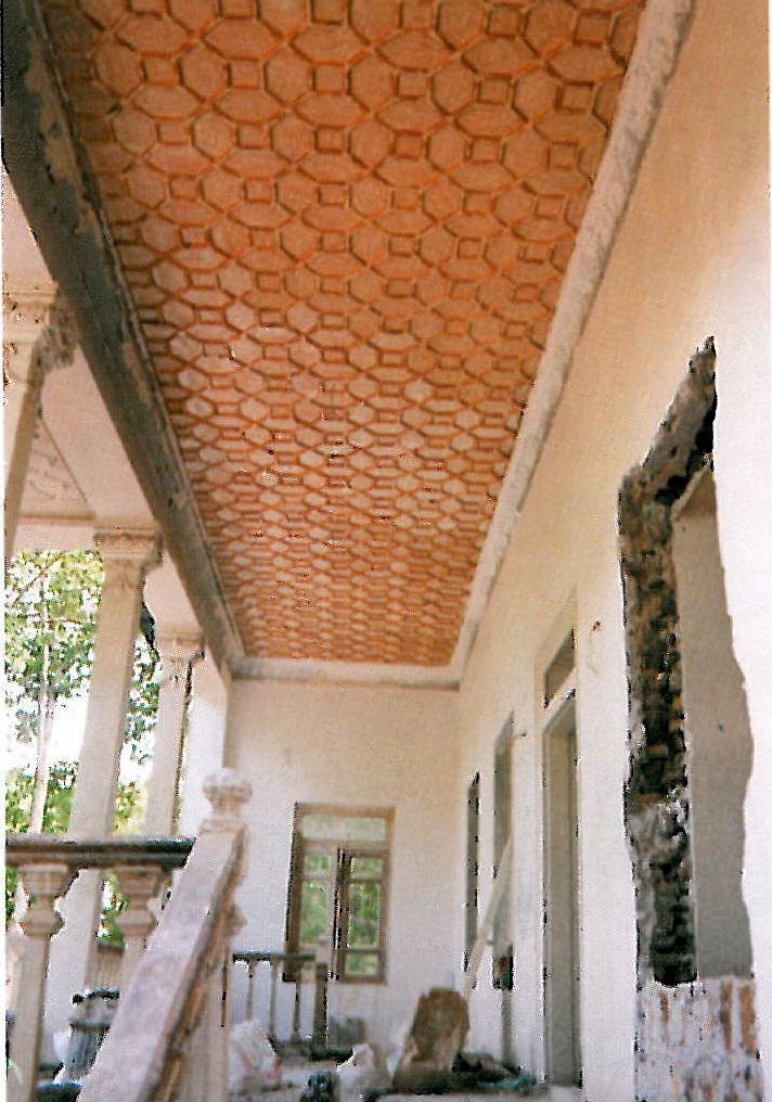 Entrance to the second floor during remodeling