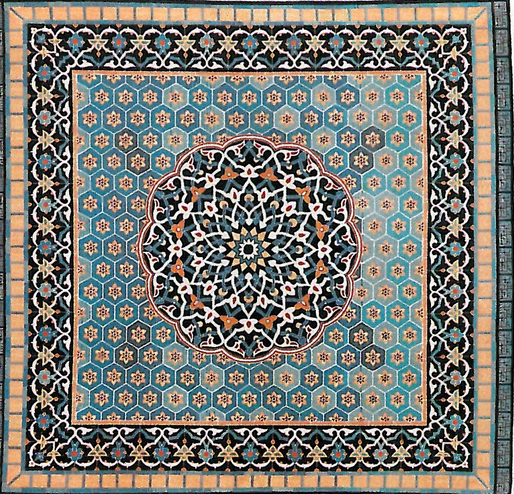 قالیچه با ترنج مرکزی