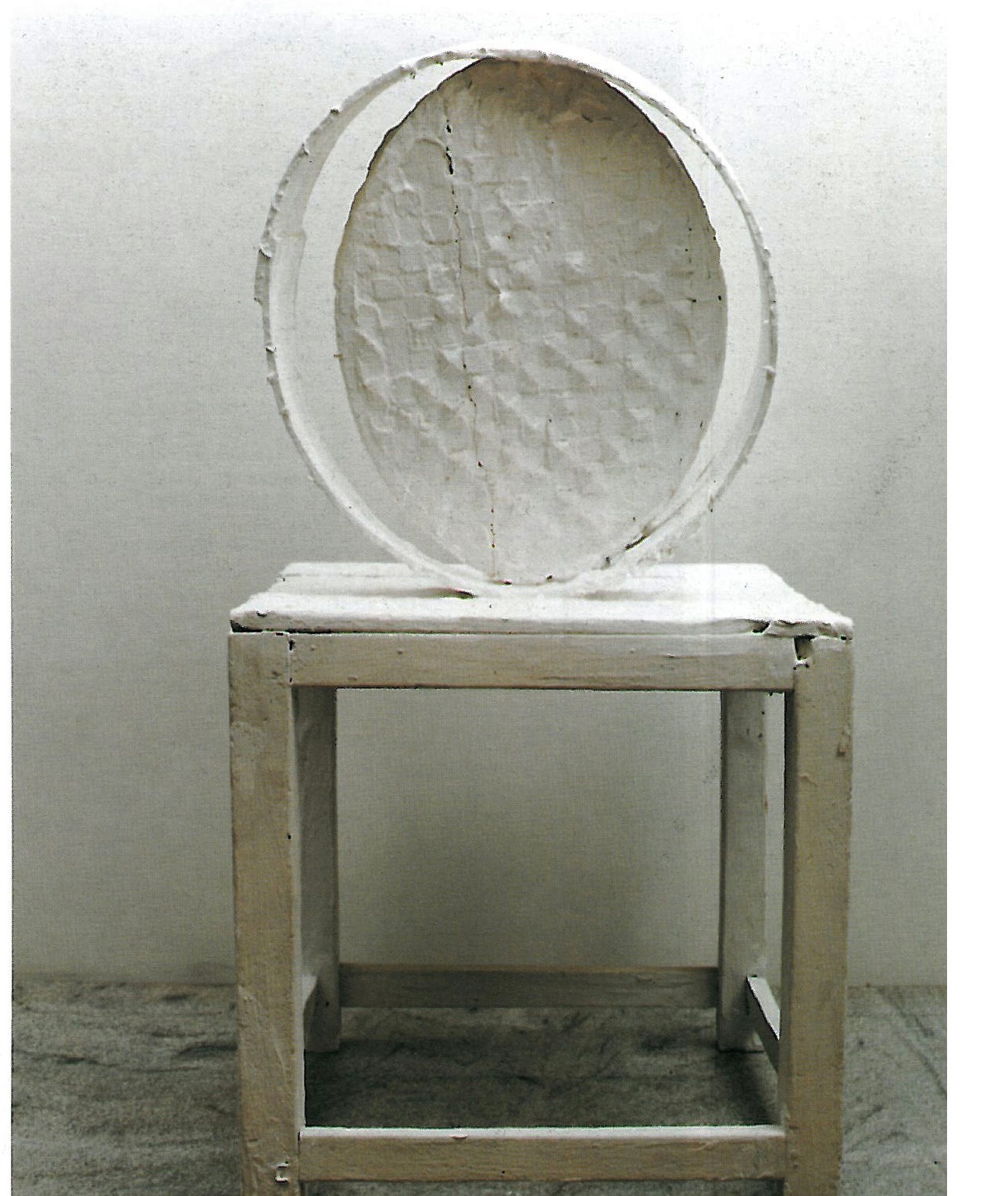 Sculpture (assemblage), 1368, painted wood and plaster, 46 x 95