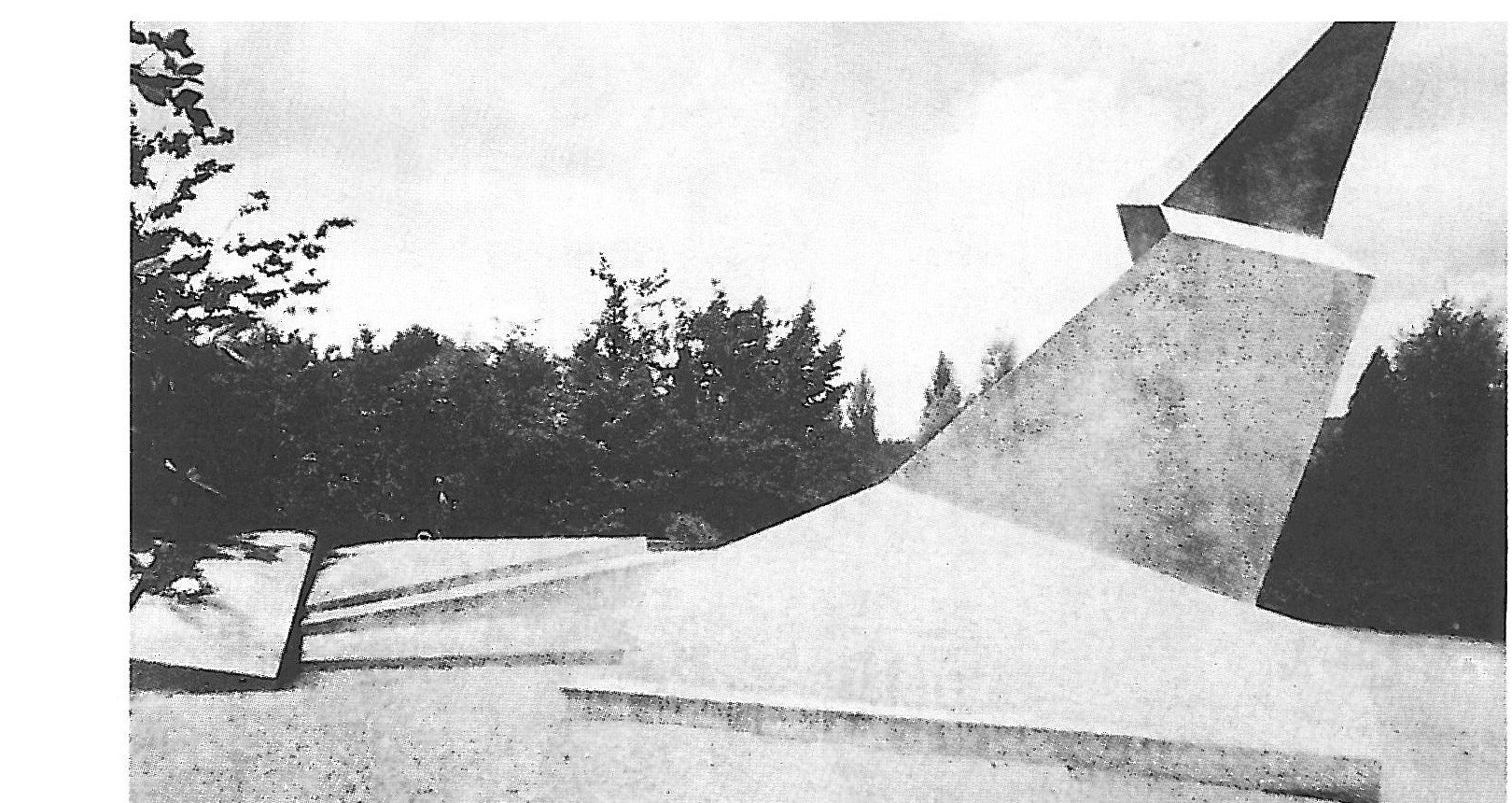 Memorial monument. By Walter Gropius