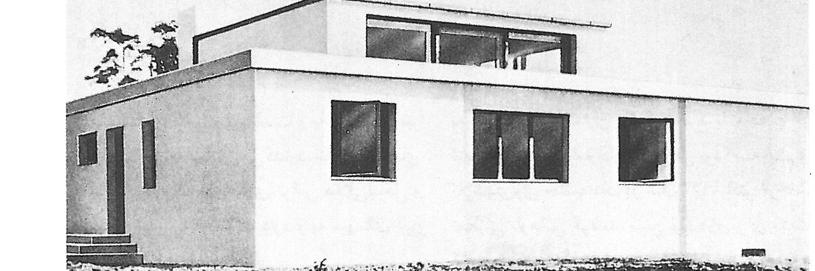 “The experimental house on the hill” by Georg Muche