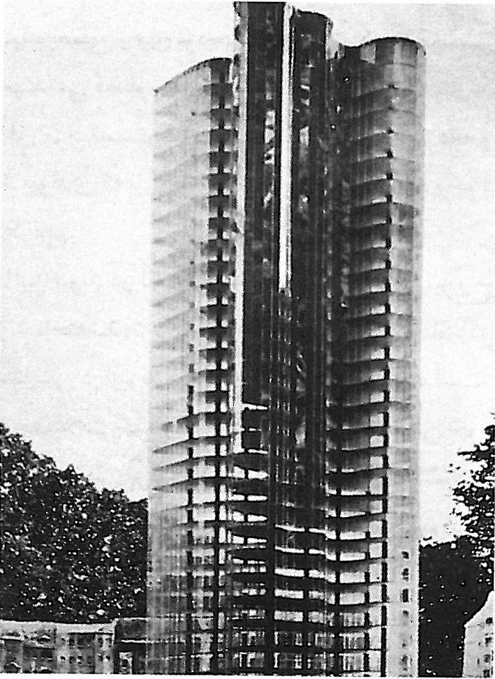 Mies van der Rohe’s unbuilt glass tower project