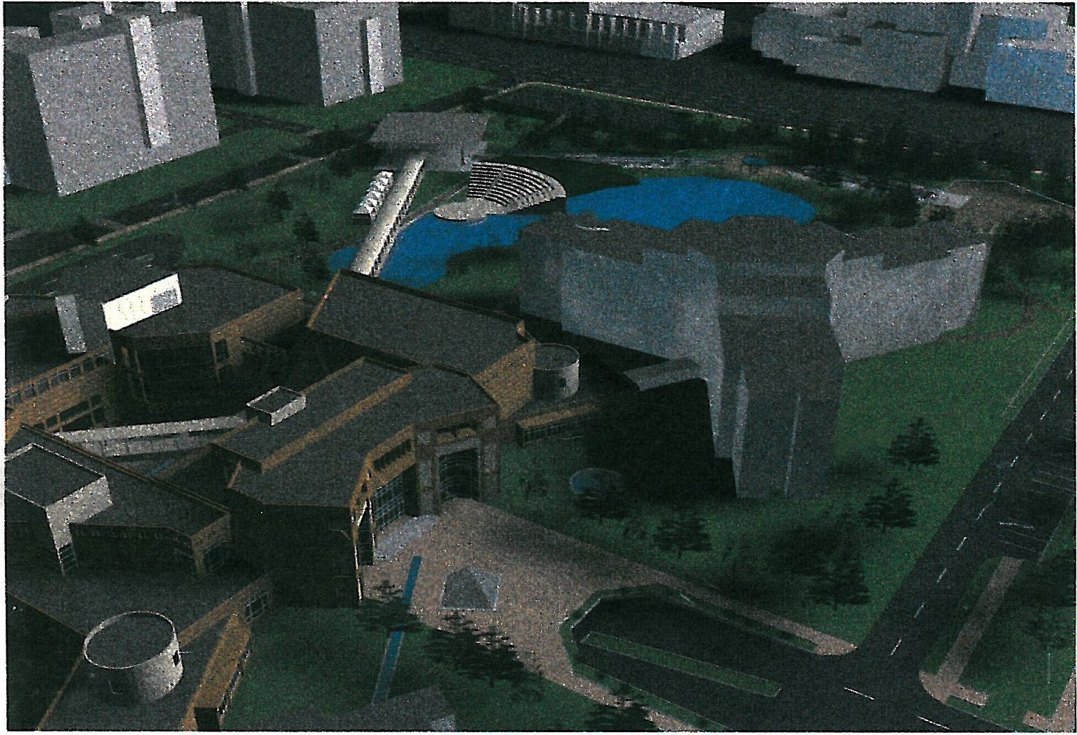 Vakilabad Complex, Mashhad — model