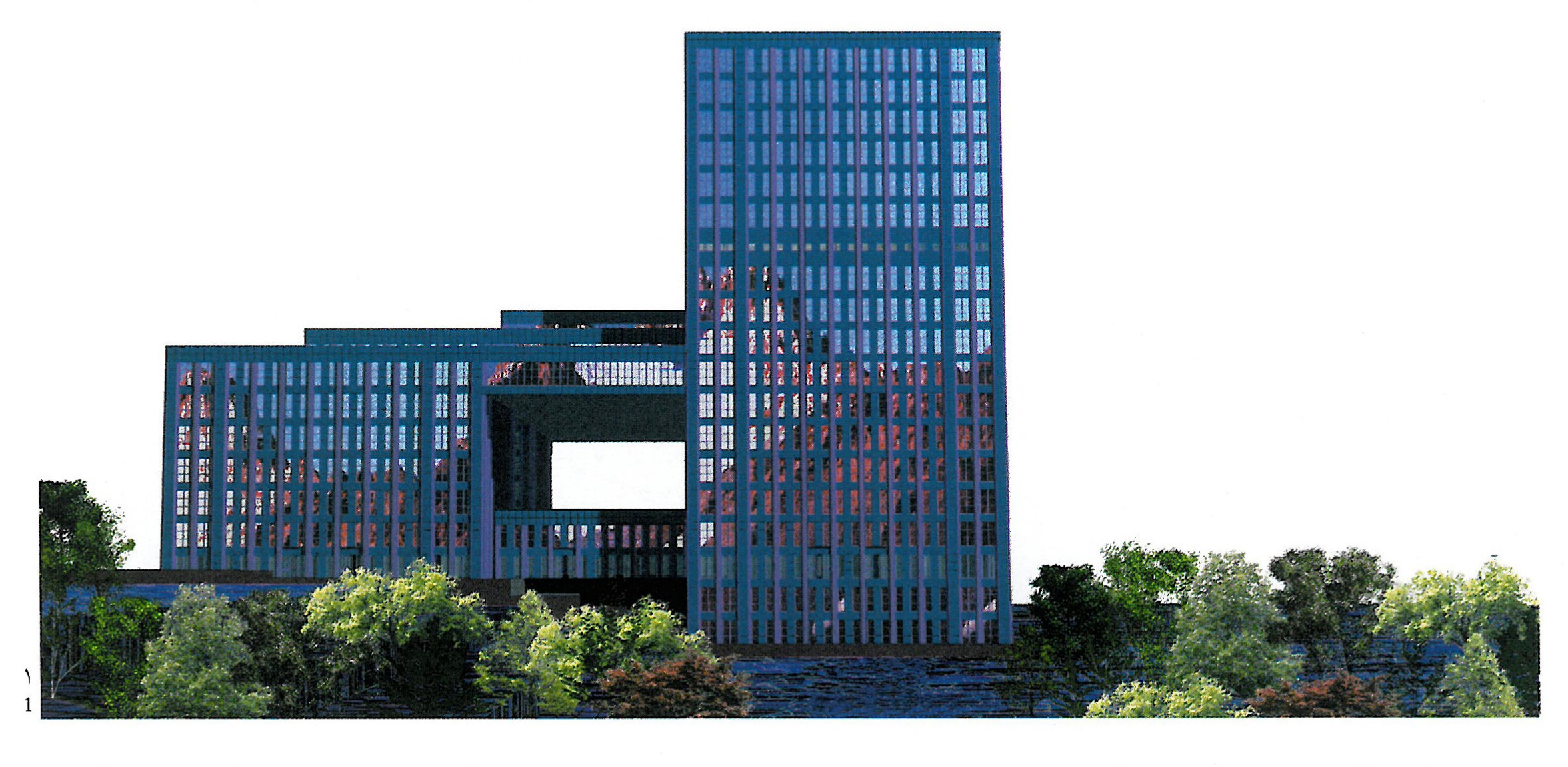 طرح مهدی علیزاده برای مجتمع تجارت جهانی تهران