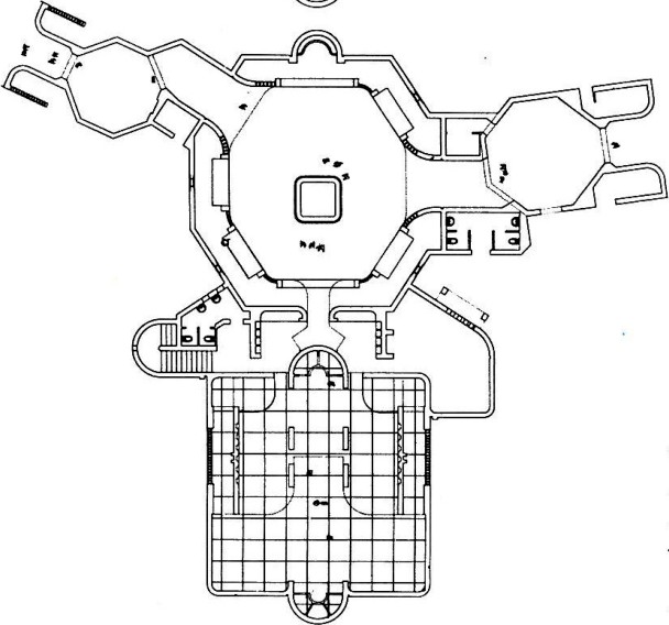 Floor plan of the Jondi-shapur Mosque