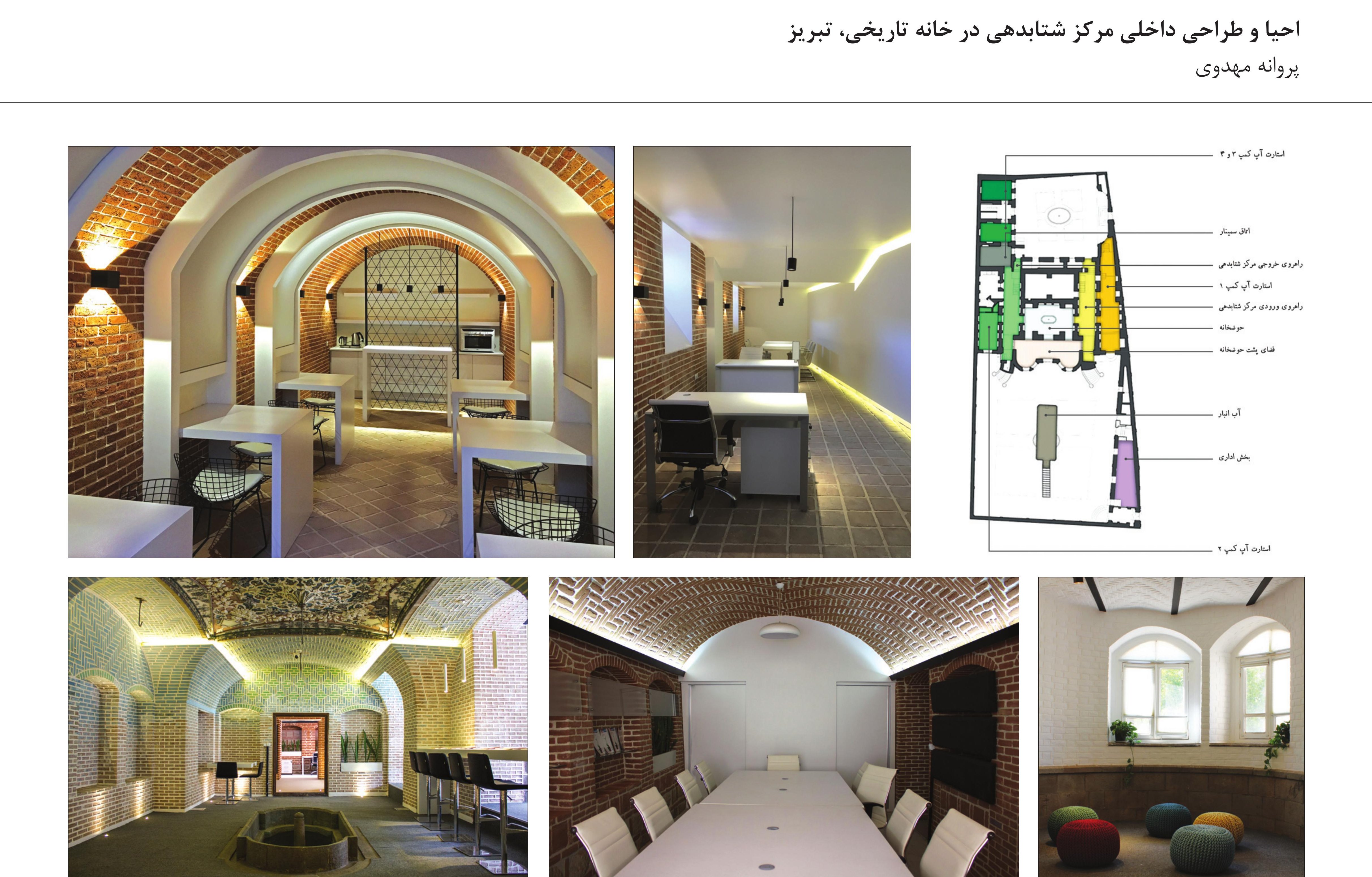 Acceleration Center in Historic House, Tabriz — composite of the photo grid