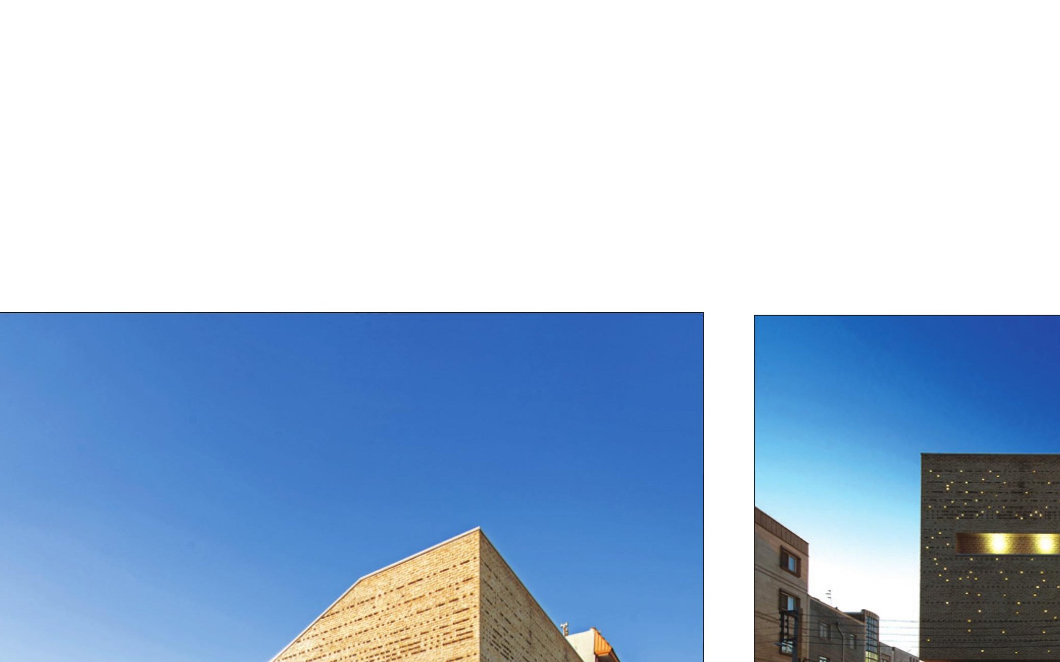 Stone and timber volumes among hillside trees