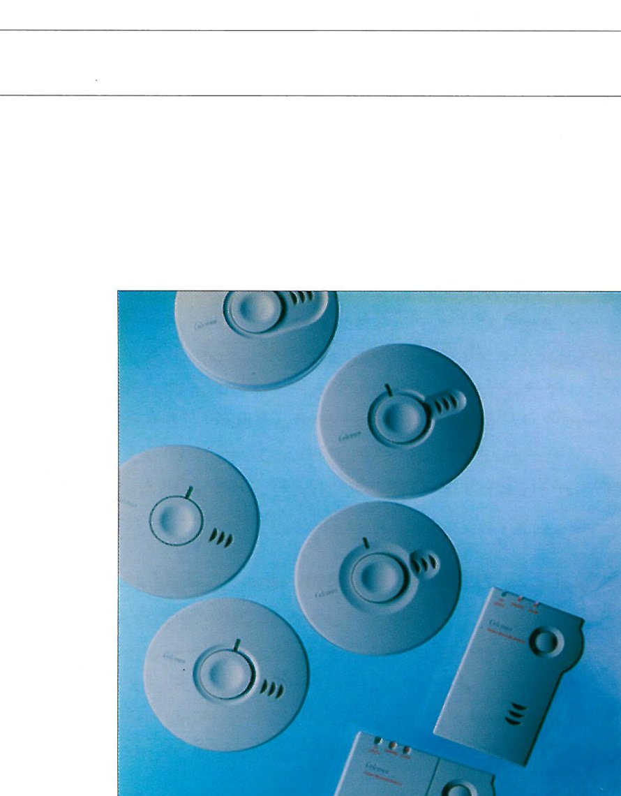 Smoke and carbon-monoxide detectors for Coleman — designed at Ziba Design.