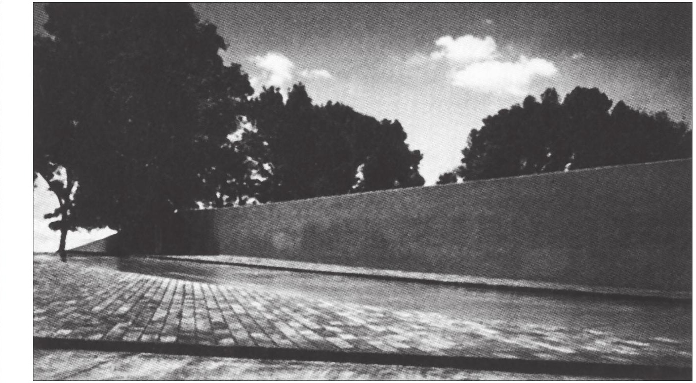 Luis Barragán, El Muro Rojo (The Red Wall), Las Arboledas, Mexico City, 1958