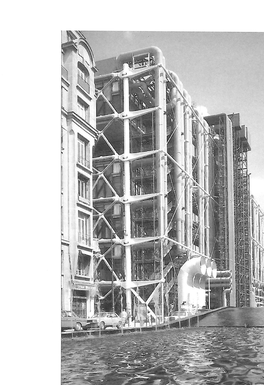 Centre Georges Pompidou, Renzo Piano and Richard Rogers, Paris (1977) — a leading work in the Hi-Tech style