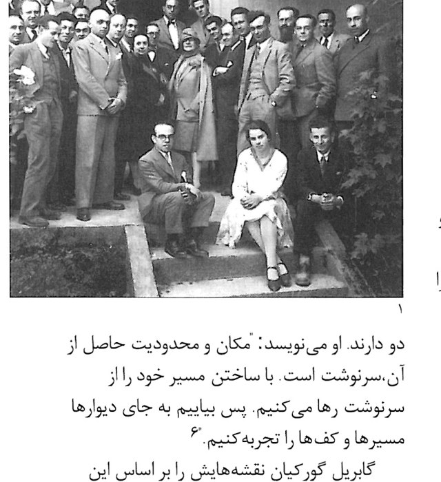 Guevrekian (seated front row, fourth from right) at the first CIAM congress, La Sarraz, 1928
