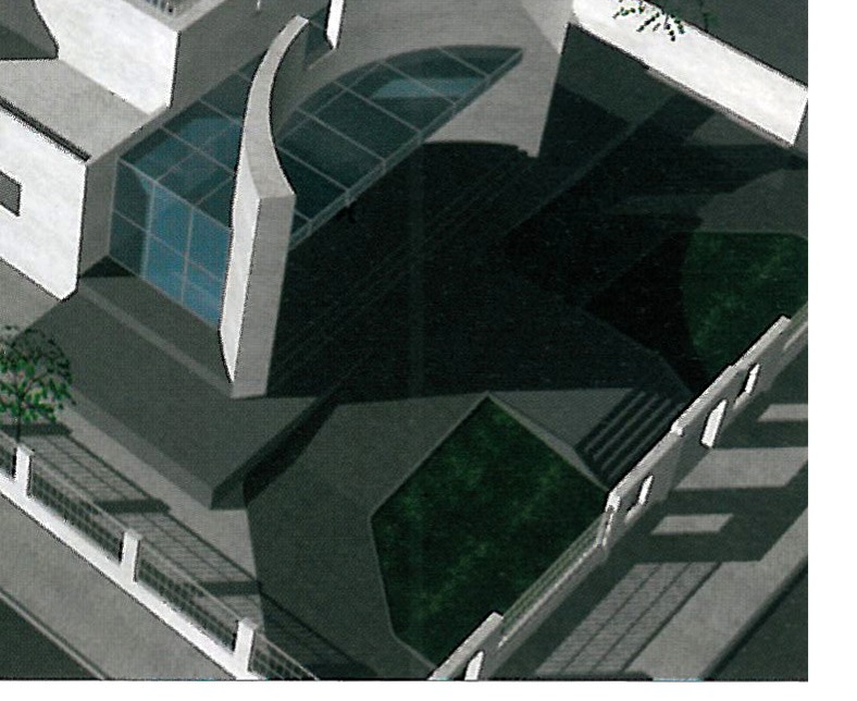 Body and courtyard of the Embassy