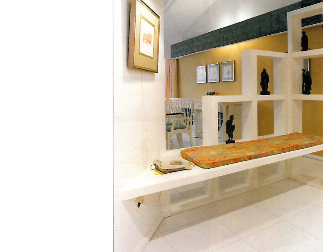 An Apartment in Niavaran — study and bedroom