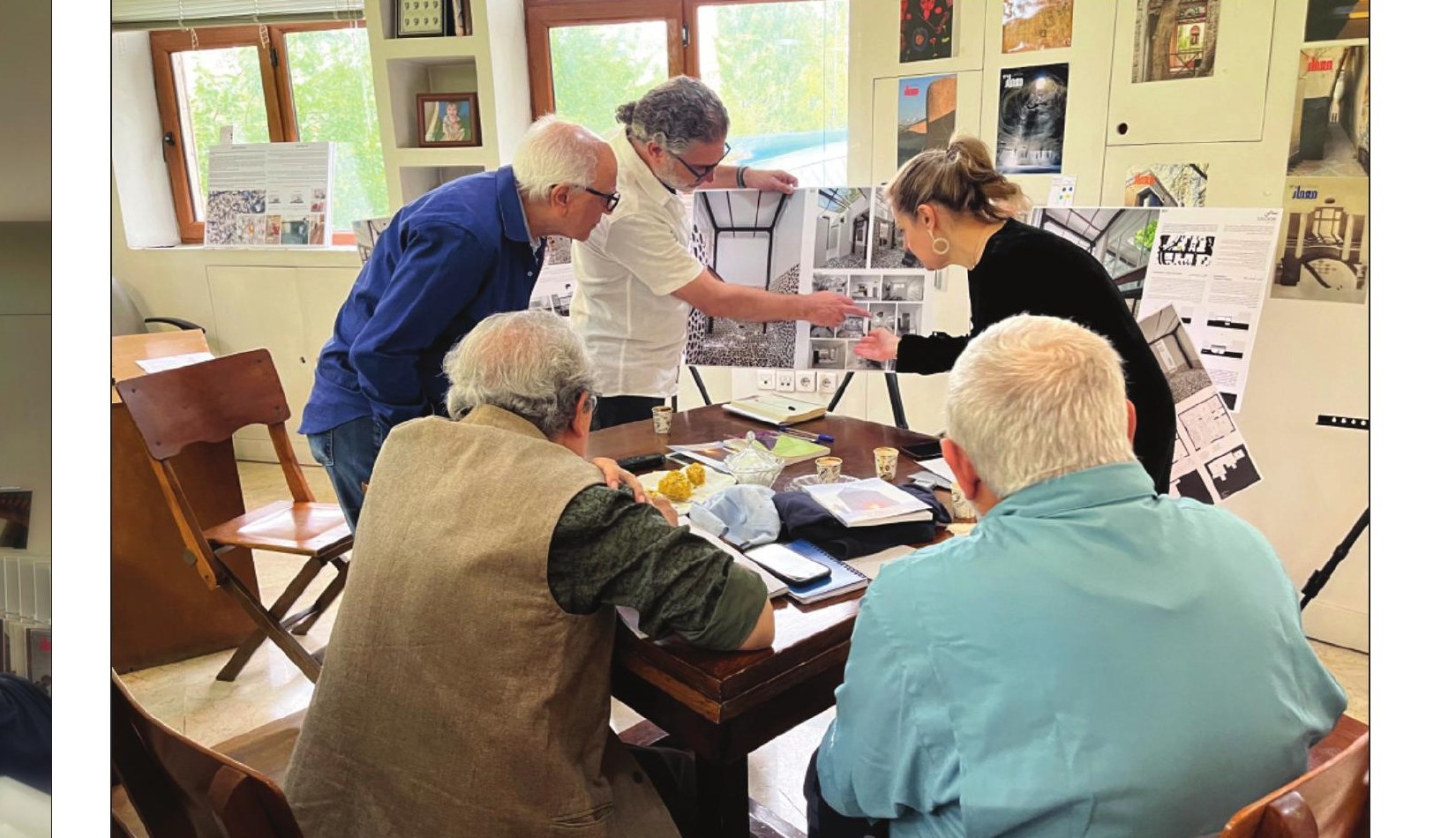 Jury session of the 24th Memar Award — discussion around the table