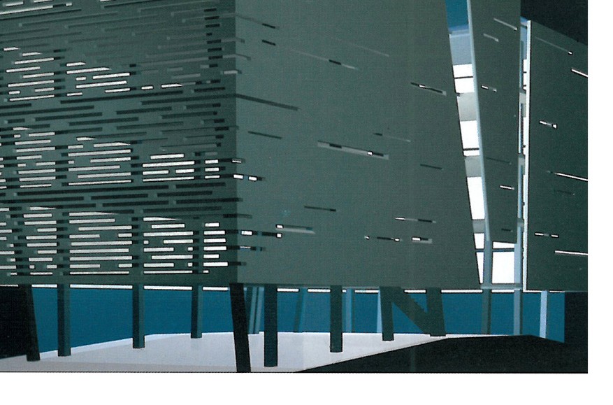 Bank-Maskan Headquarters, Isfahan — model