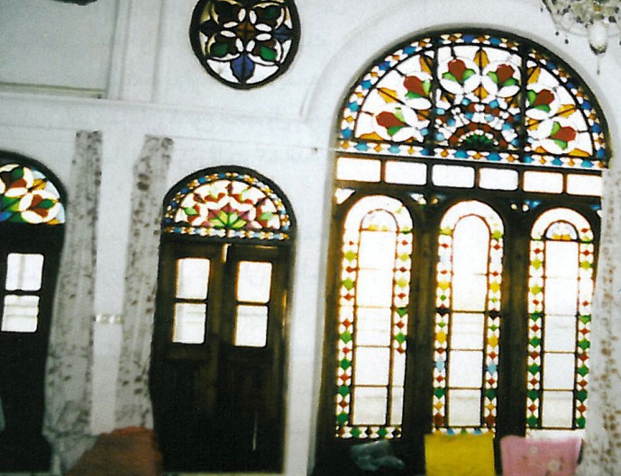 Orosi window, Haj Taherian house, Kashan
