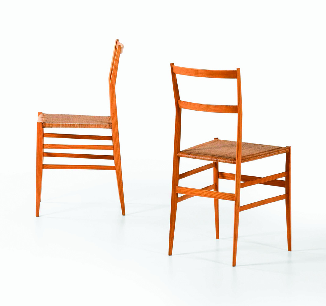 Superleggera chair, design by Gio Ponti, 1957