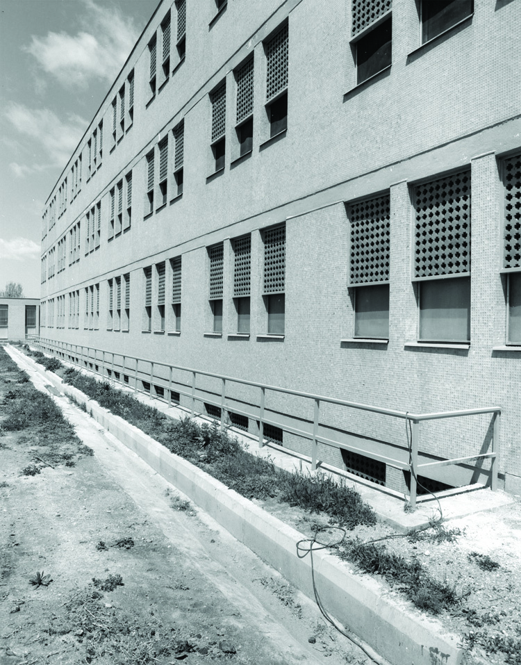 Facade of the 250-bed Tabriz General Hospital
