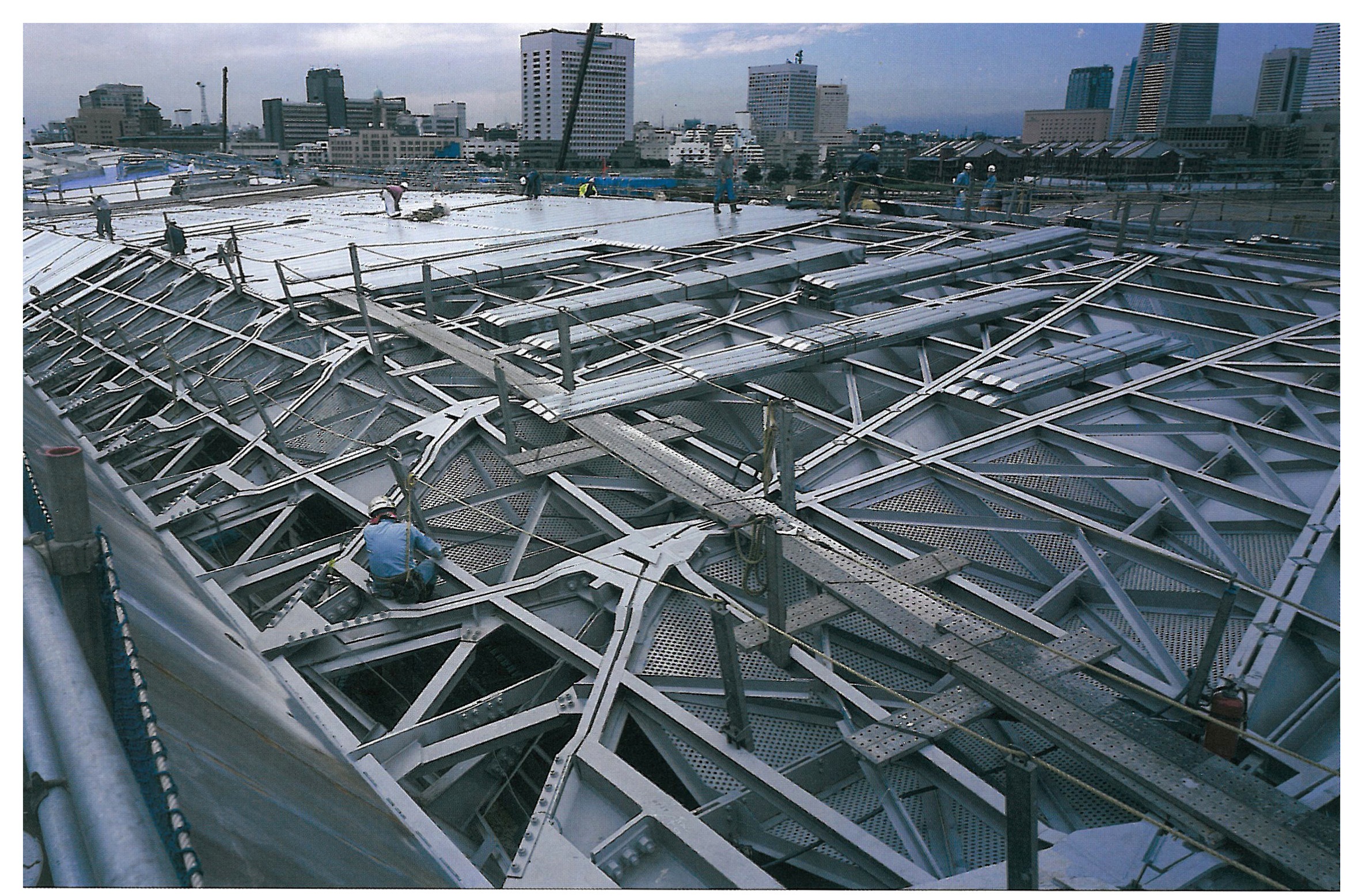 Yokohama International Port Terminal, image 14: a view of the Foreign Office Architects (Moussavi + Zaera-Polo) project