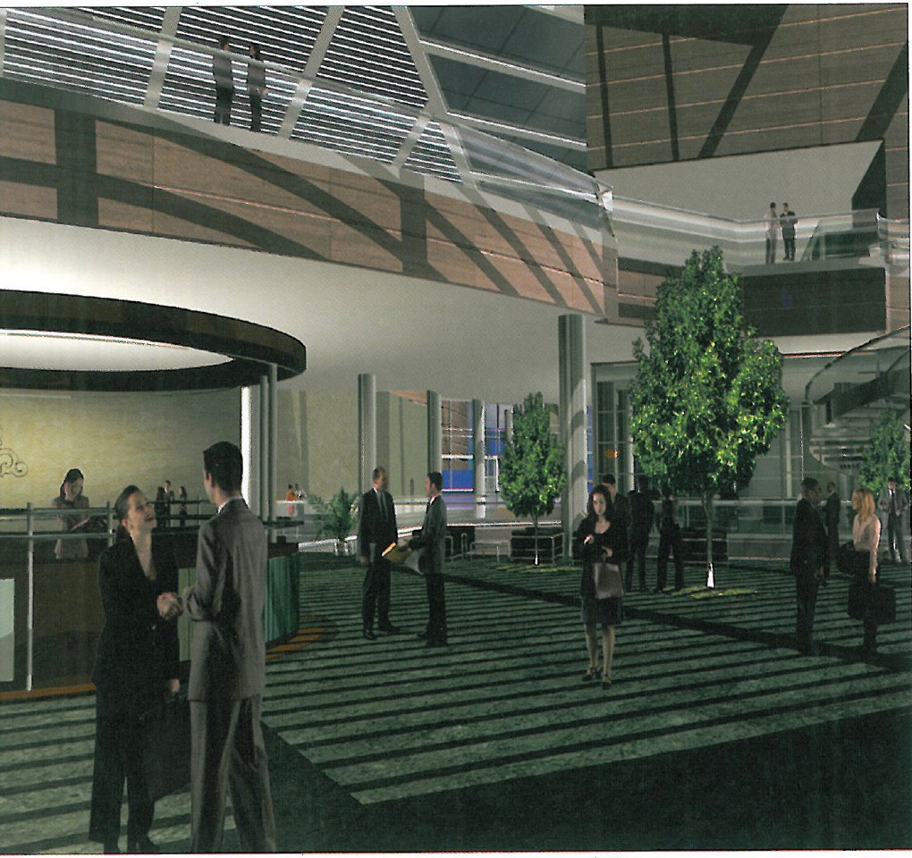 Entry 4 (Baft Shahr + WSW) — interior lobby rendering