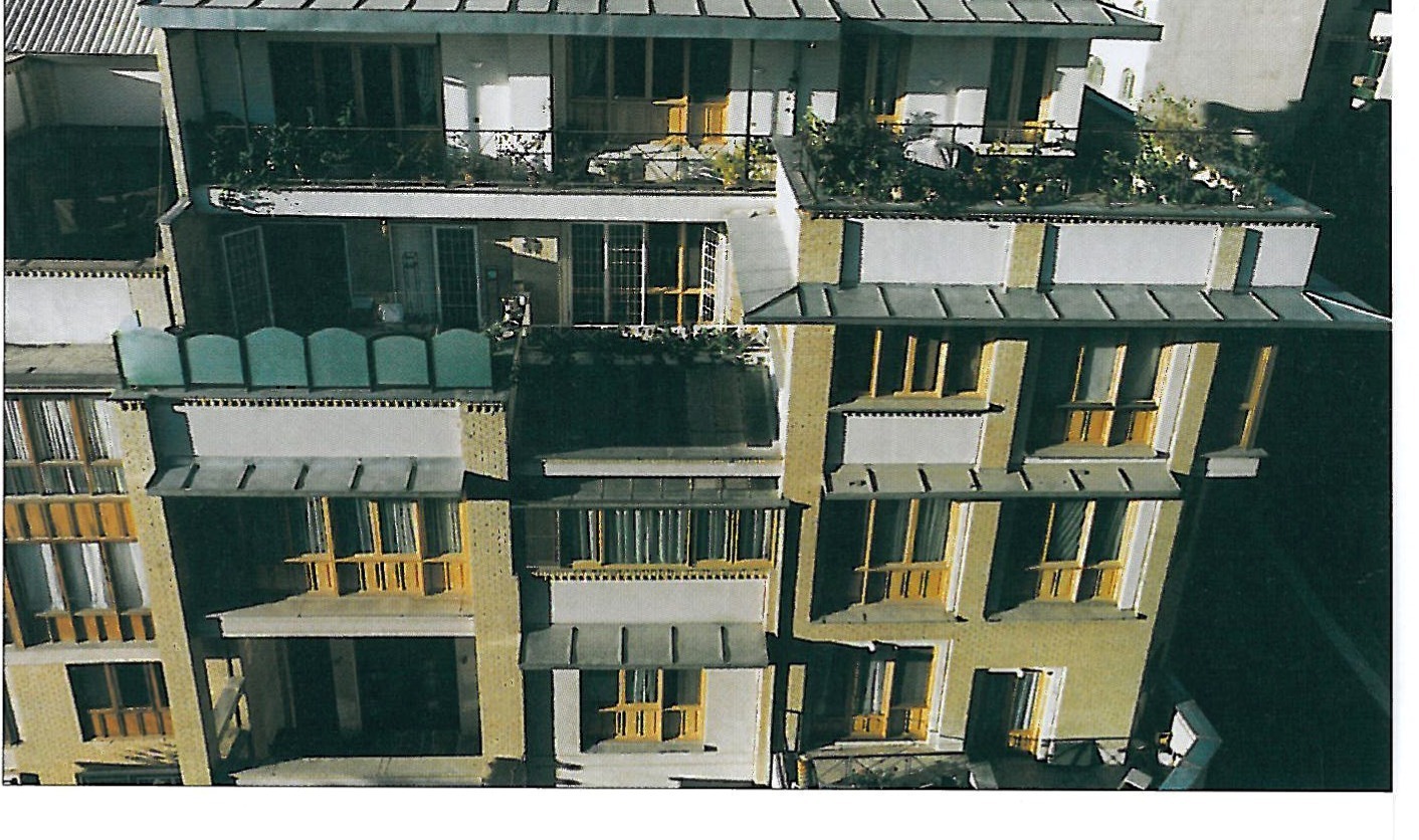 Sadri Residence, Isfahan — Mohammad Reza Ghane'i and Ali Sheykholeslam (1st place) — longitudinal section