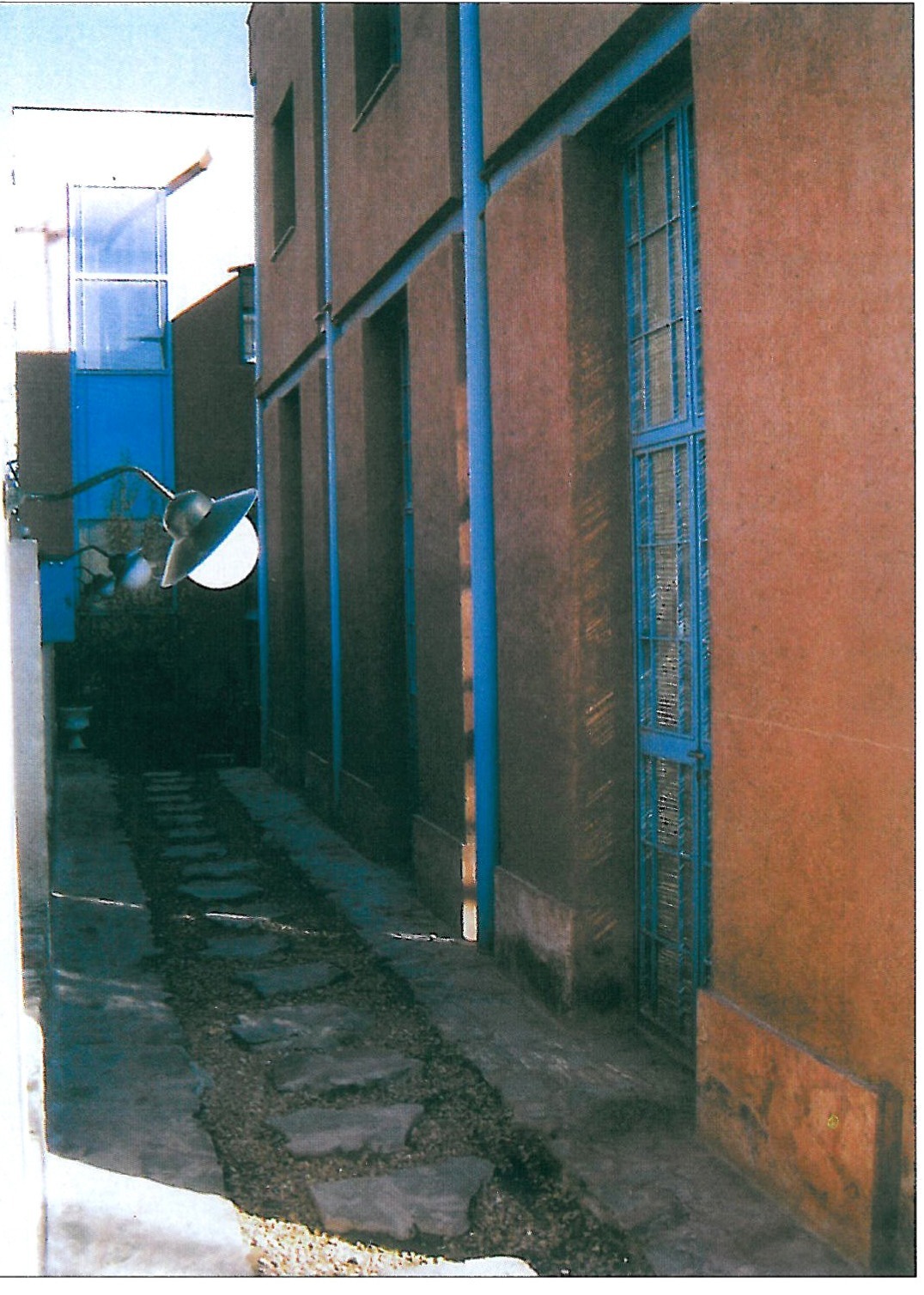 Sadri Residence, Isfahan — Mohammad Reza Ghane'i and Ali Sheykholeslam (1st place) — terrace and view to the garden
