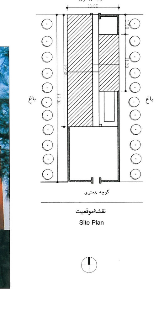 Sadri House, Isfahan (1st place) — site plan