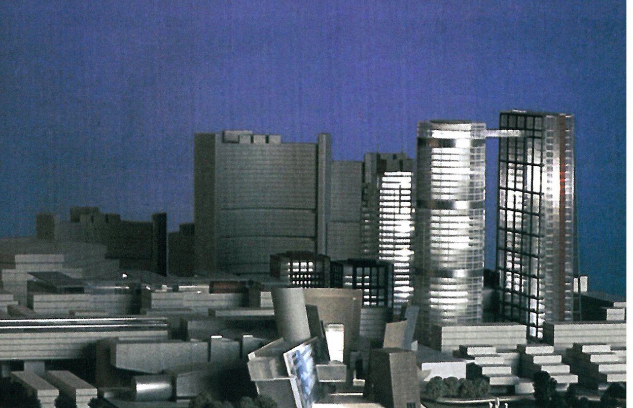 Master plan for the new Donau City south, 1990-93
