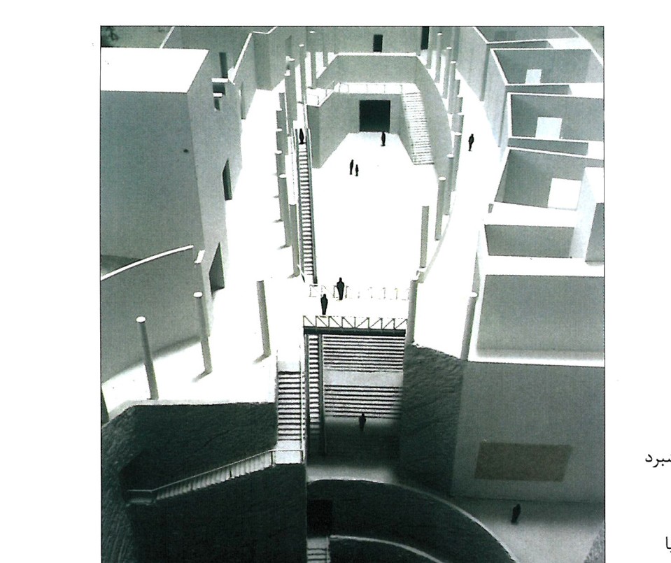 Guggenheim Salzburg design (inside the rock), Hollein, 1989