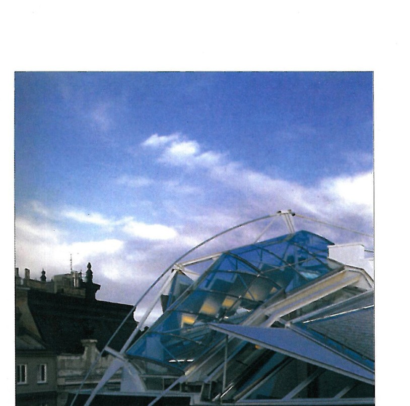 Rooftop law office on a traditional building, Coop Himmelblau, Vienna, 1984-89