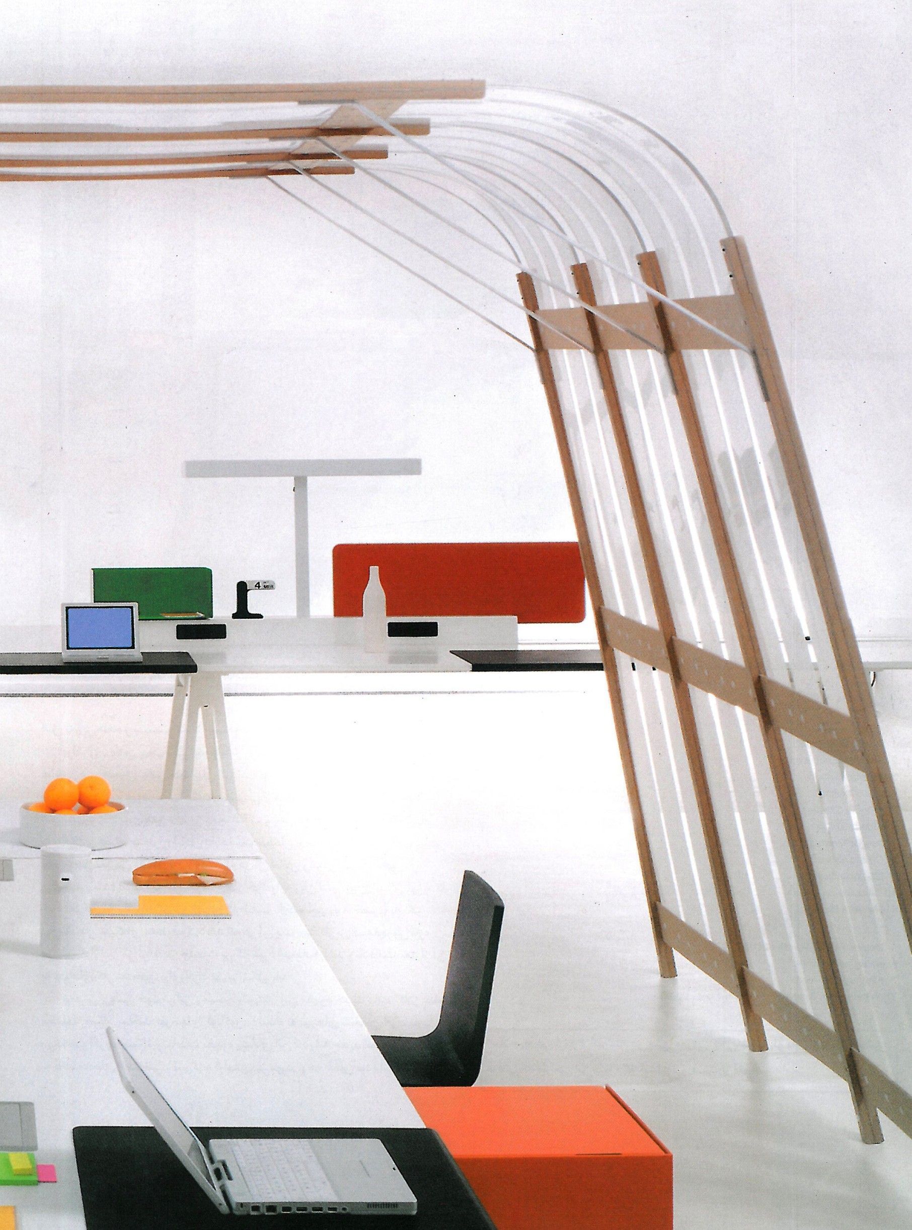 The Bouroullec canopy over the work desks