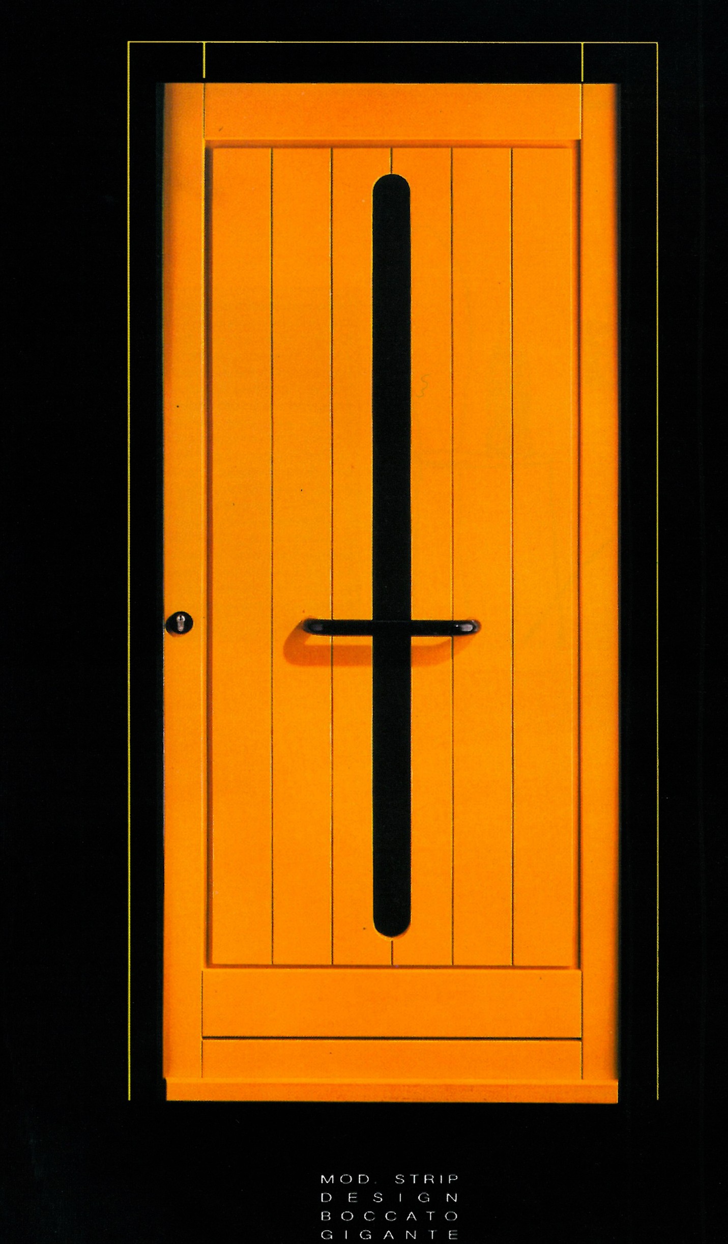 Mod Strip door advertisement