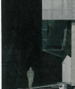 The Tower Hamlets transport garage exterior with blue cladding and column-screen façade